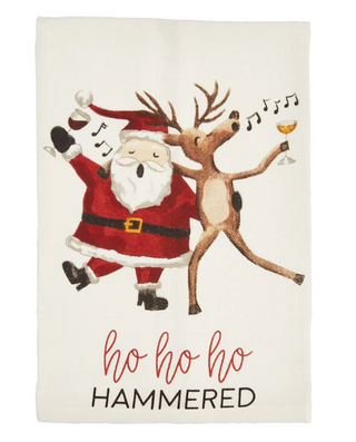 Hammered Drinking Xmas Towel