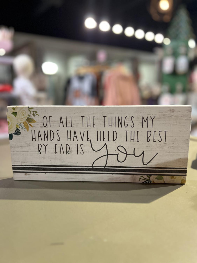 Hands Have Held Sign – Darling State of Mind