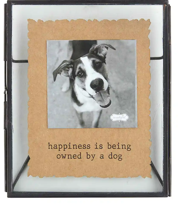 Happiness Glass Pet Frame