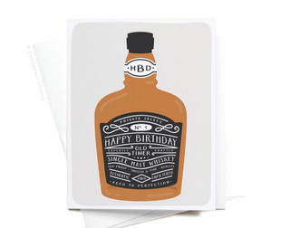 Happy Bday Whiskey Card