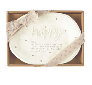 Happy Definition Plate