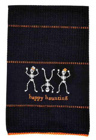 Happy Halloween Waffle Towel