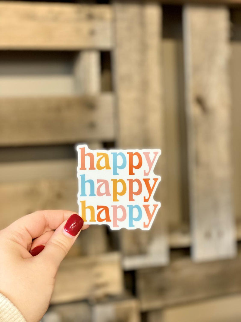 Happy Happy Happy Sticker