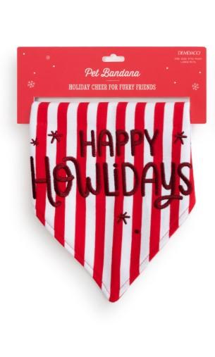 Happy Howlidays Dog Bandana