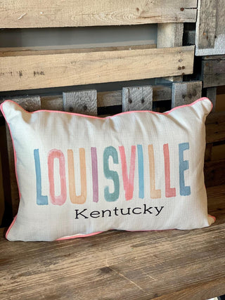 Happy Tones City/State Pillow