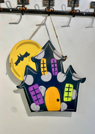 Haunted House Door Hanger