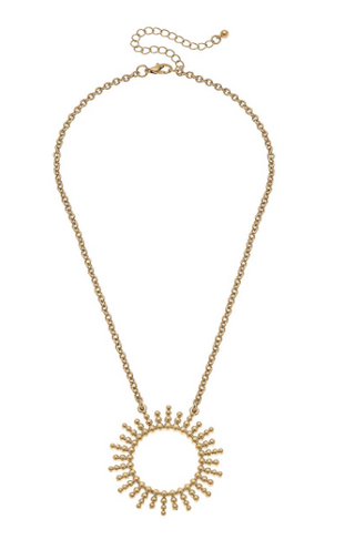 Haven Sunburst Pendant Necklace