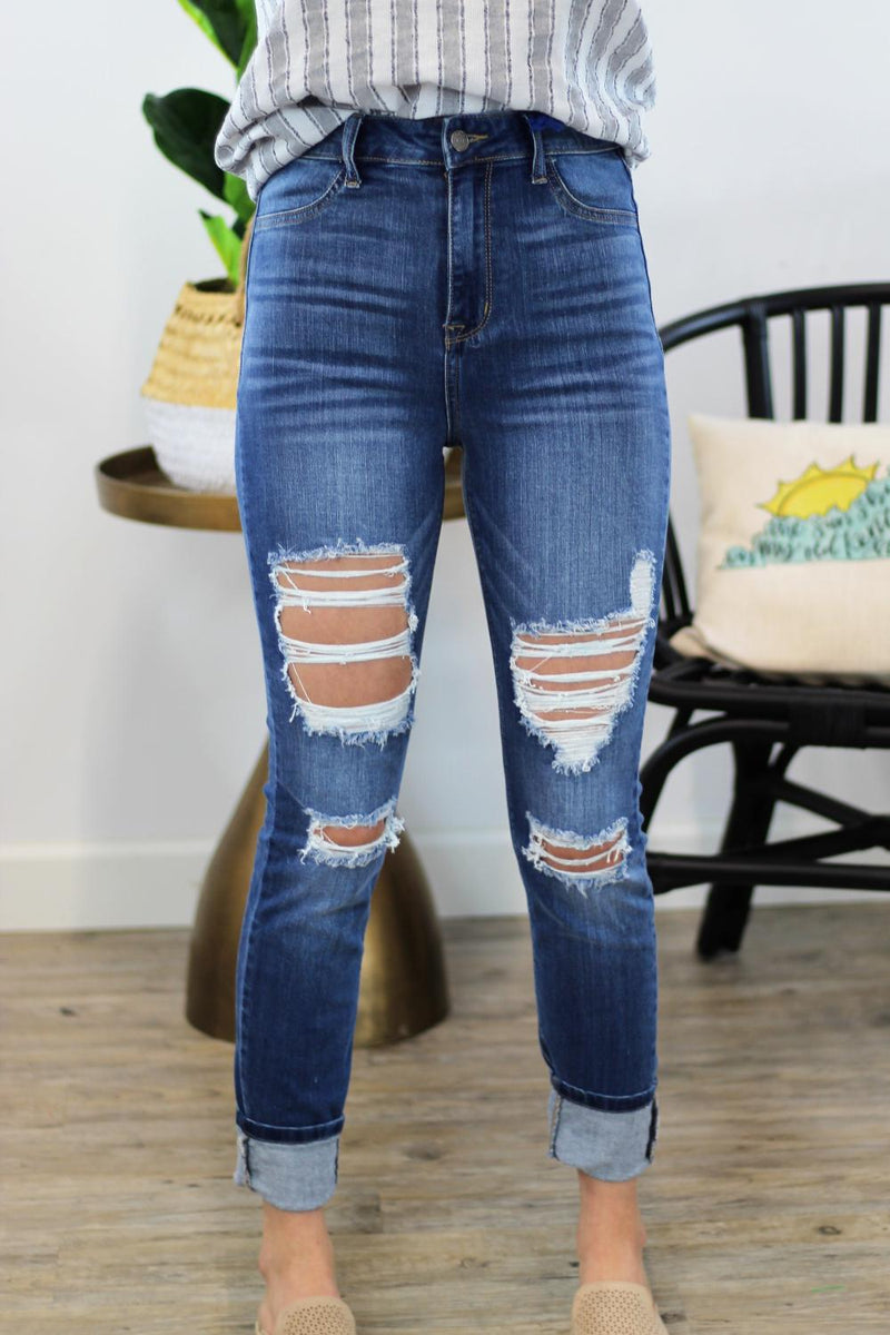 Hayden Distressed Denim