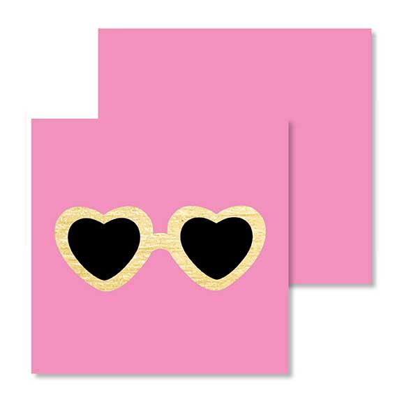 Heart Glasses Mini Card