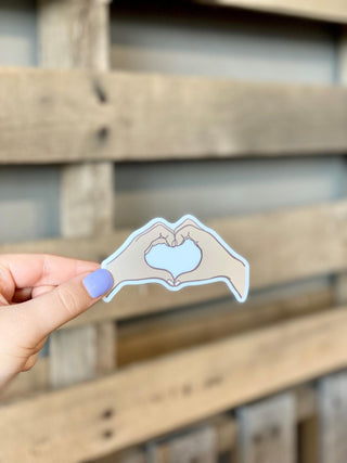 Heart Hands Sticker