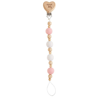 Heart Wooden Pacy Clip