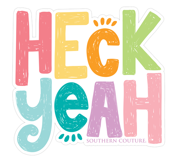 Heck Yea Sticker – Darling State of Mind