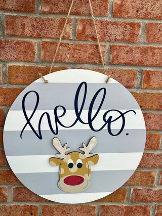 Hello Interchangeable Door Hanger