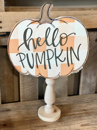 Hello Pumpkin Topper