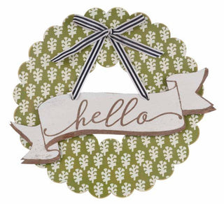 Hello Wreath Topper