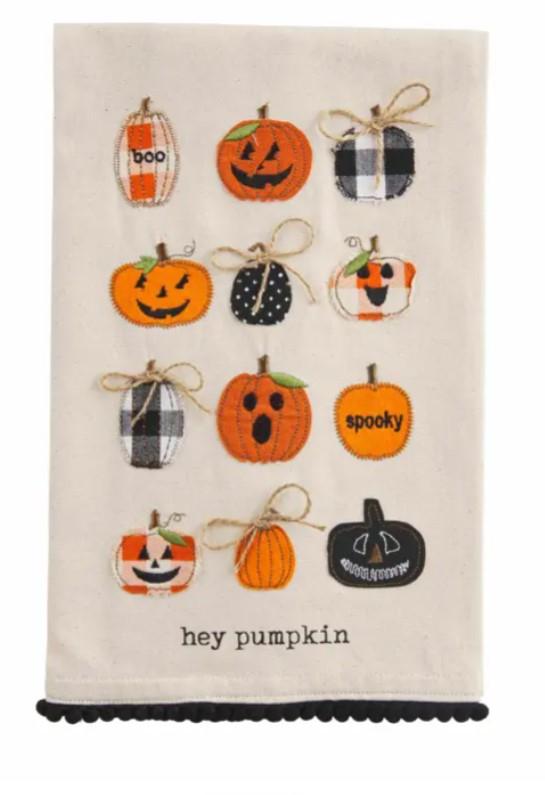 Hey Pumpkin Halloween Towel