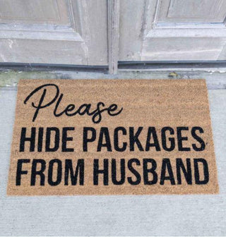 Hide The Packages Coir Mat