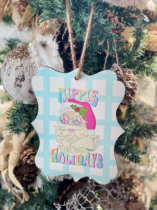 Hippie Holiday Ornament