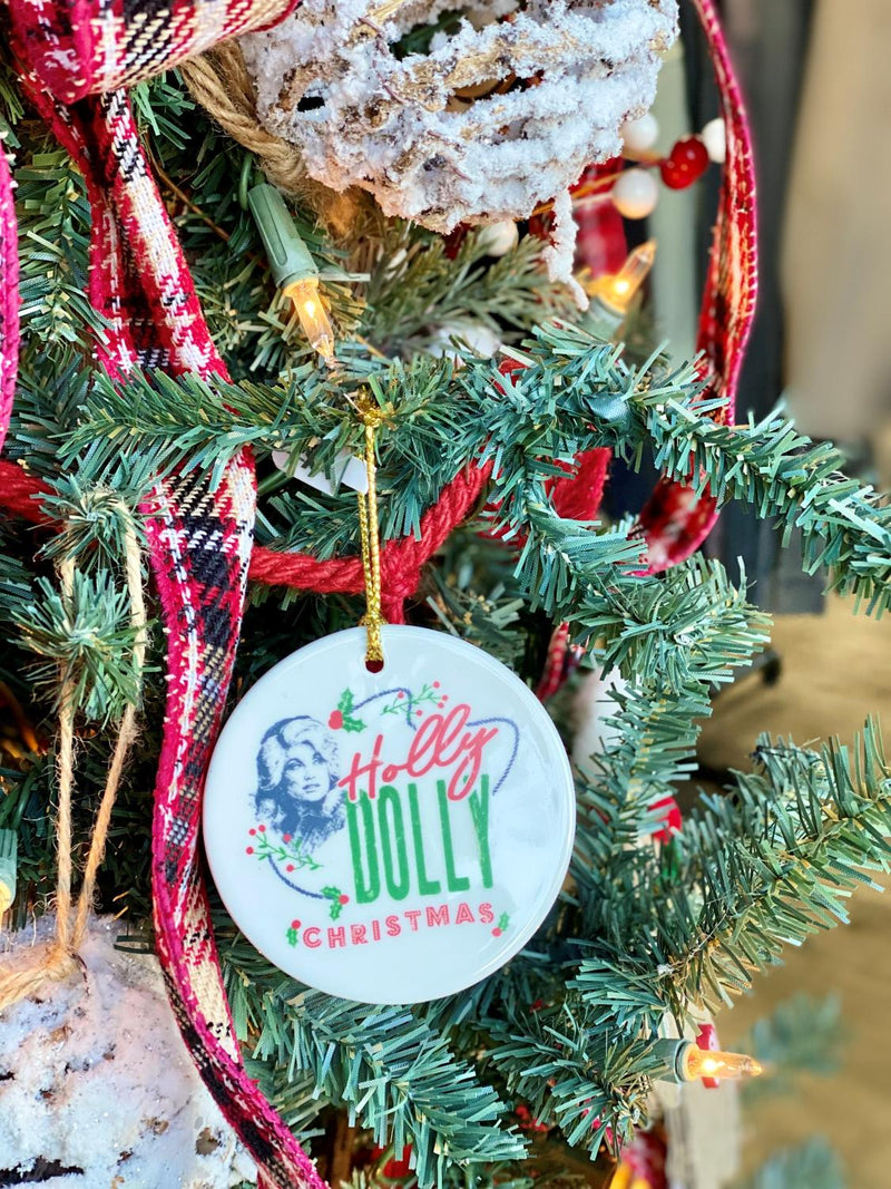 Holly Dolly Christmas Ornament