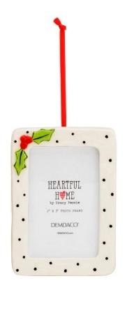 Holly Frame Ornament