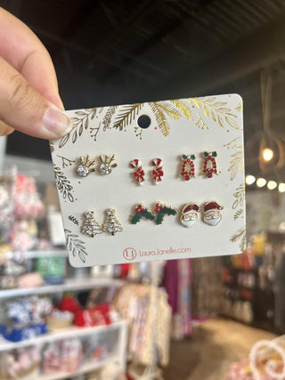 Holly Stud 6pc Earring Set