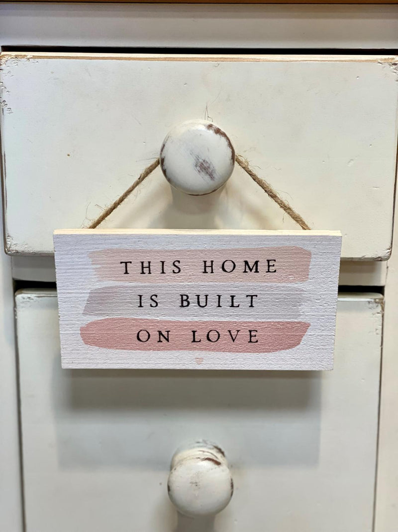 Home Built On Sign