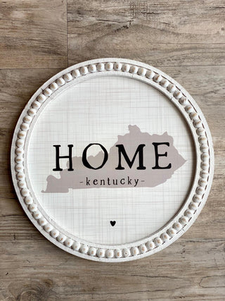 Home Ky Heart Circle Sign