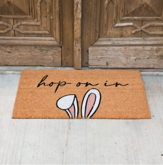 Hop On It Doormat
