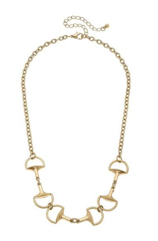 Horsebit Chain Link Necklace