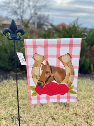 Horseshoe Head Garden Flag