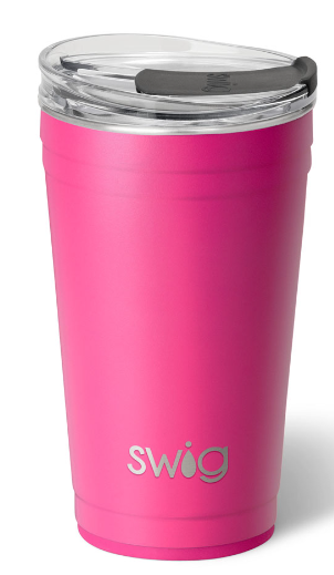 Hot Pink 24oz Party Cup