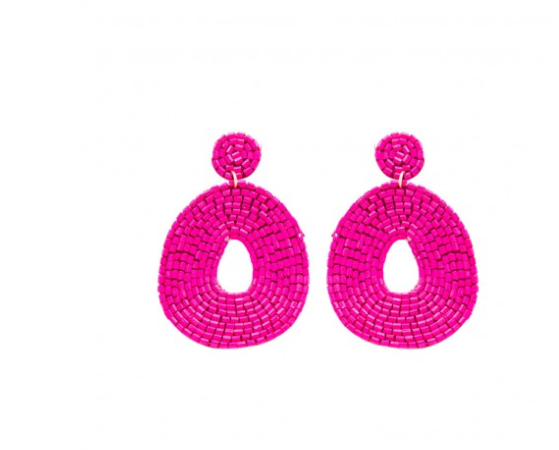 Hot Pink Caroline Earring