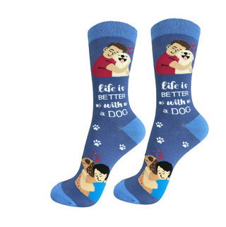 I Love My Dog Socks