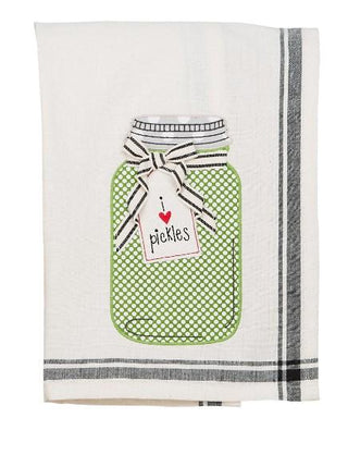 I Love Pickles Tea Towel