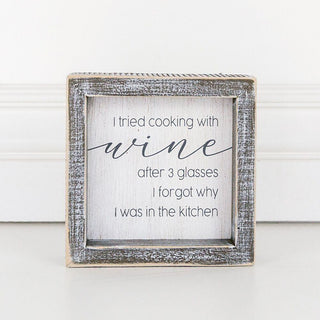 I Tried Cooking Sign