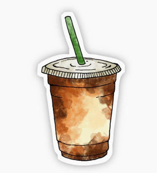 Iced Coffee Sticker