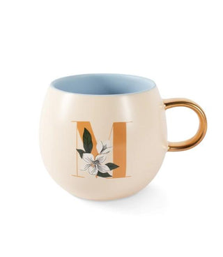Initial Floral Mug (More Letters)