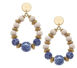 Ivory Chinoisrie Earring
