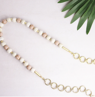 Ivory Palm Loop Necklace