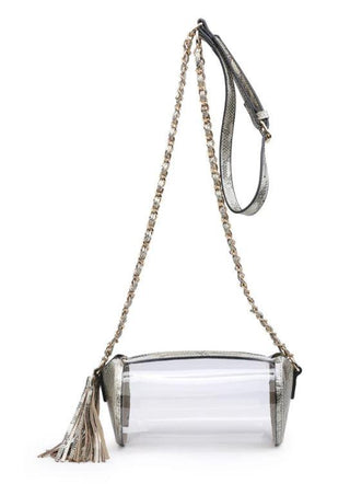 Ivy Clear Crossbody Champagne