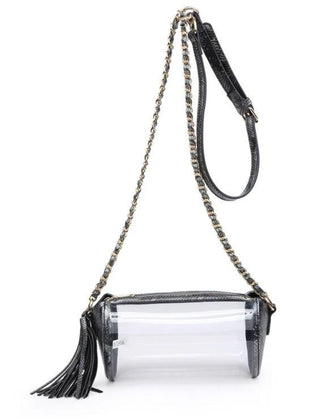 Ivy Clear Crossbody Gunmetal