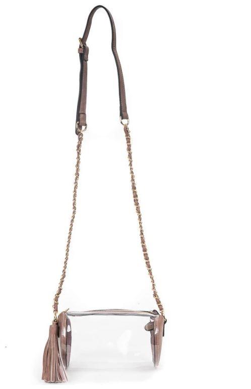 Ivy Clear Crossbody Mauve