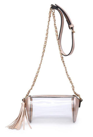 Ivy Clear Crossbody Rose Gold