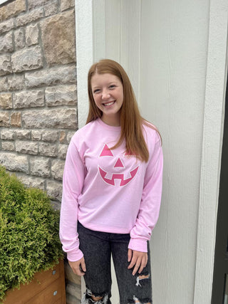 Jack-O-Lantern Long Sleeve Tee