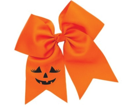 Jackie-O-Lantern Bow Orange