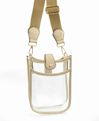 Jackie Clear Bag Gold