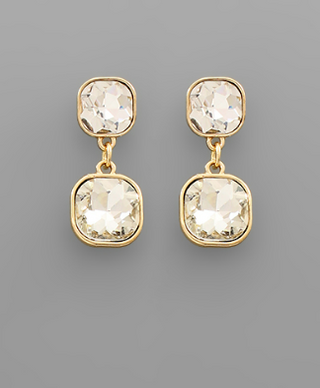 Janice Earrings Clear