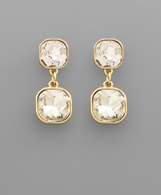 Janice Earrings Clear