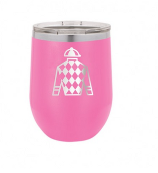 Jockey Pink Wine Tumbler