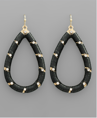 Jodie Earrings Black